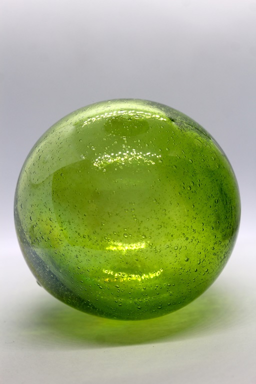Blown Glass Balls Green Lemon